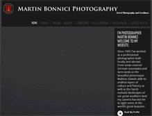 Tablet Screenshot of martinbonniciphotography.com